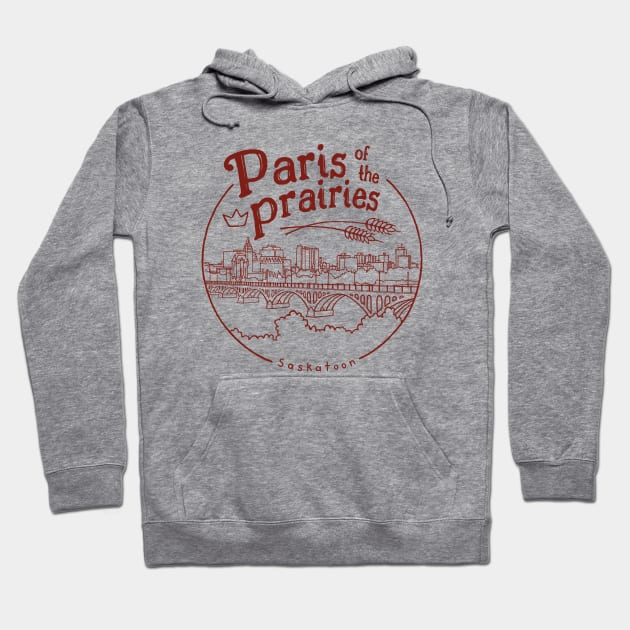 Paris of the prairies Hoodie by seancarolan